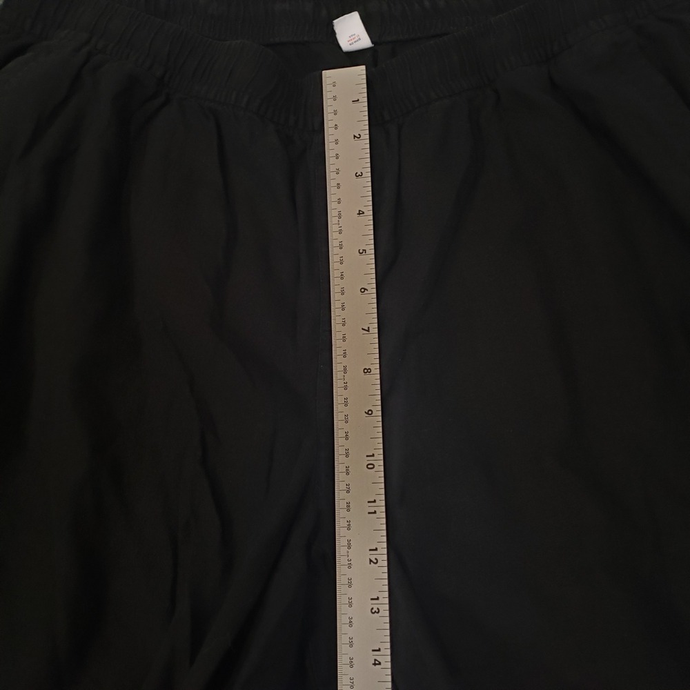 Old Navy Pants Womens 2X Black High Rise Wide Leg Comfort Elastic Waist - Picture 4 of 10